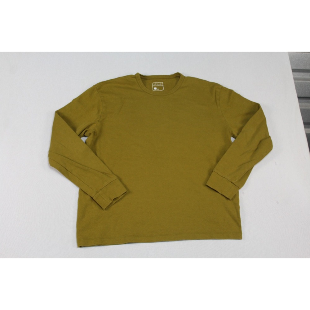 Stylus Women Green Sweater Crew Neck Long Sleeve Casual Size Large